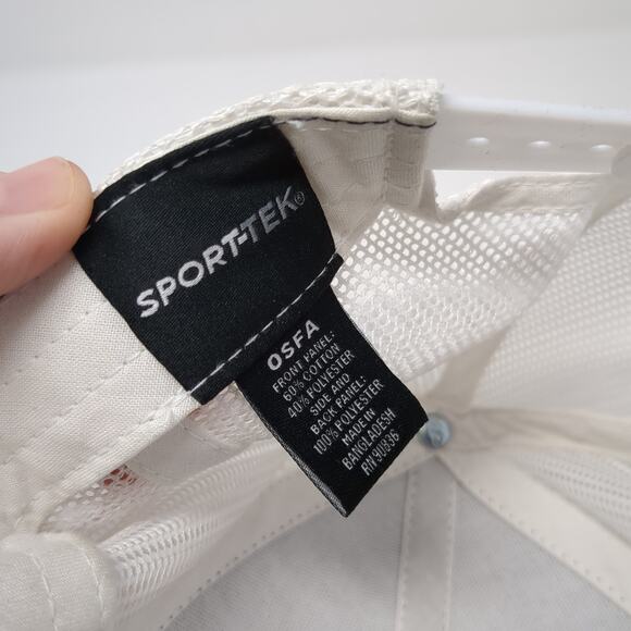 Claire & Dee's Point S Snapback Trucker Hat Gray One Size Adjustable Sport-Tek - Picture 9 of 9